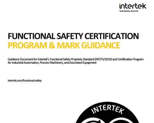 Functional Safety Certification Program