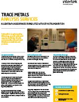 Trace Metals Analysis