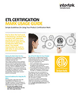 ETL Mark Usage Guide